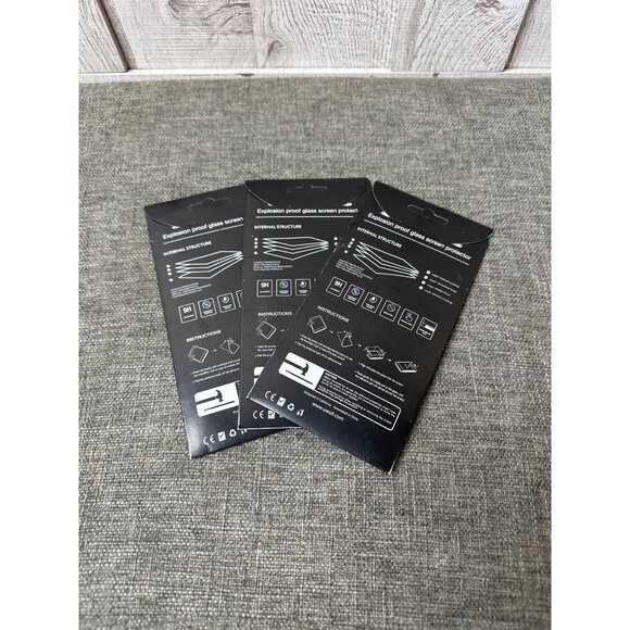 Tempered Glass Screen Protector iPhone 7 Plus/8 Plus 9H Scratch-Resistant 3 pk - Picture 2 of 4